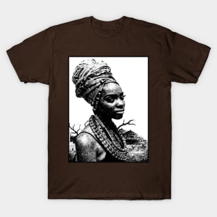 Young African woman T-Shirt